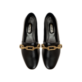 Catena Black Flat Loafer