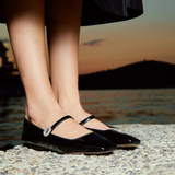 Catena Notte Black & Glam Flat Ballerina