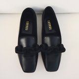 Catena Black Flat Comfort Moccasin