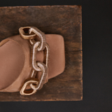 Catena Blush High-Heel Sandal