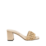 Almeria Nude Block-Heel Sandal