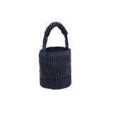 Almeria Black Large Bucket Bag