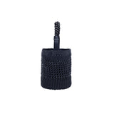 Almeria Black Large Bucket Bag