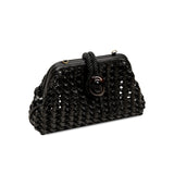 Almeria Black Mini Pouch Bag