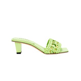 Almeria Avocado Mid-Heel Sandal
