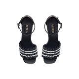 Aurnia Black Platform Ankle Sandal