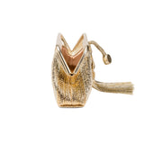 Alessa Gold Silver Pouch Bag
