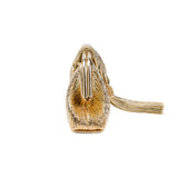 Alessa Gold Silver Pouch Bag
