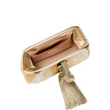 Alessa Gold Silver Pouch Bag