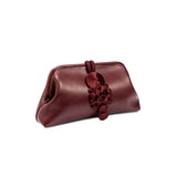 Alessa Burgundy Pouch Bag