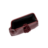 Alessa Burgundy Pouch Bag