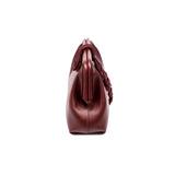 Alessa Burgundy Pouch Bag