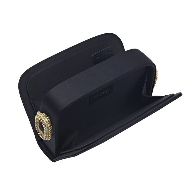 Catena Black One Glam Two Sided Clutch