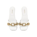Catena Off-White Flat Sandal