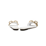 Catena Off-White Flat Sandal