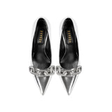 Catena Silver High-Heel Pump