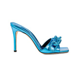 Catena Metallic Blue High-Heel Sandal