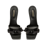 Catena Black High-Heel Sandal
