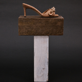 Catena Blush High-Heel Sandal