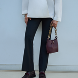 Catena Burgundy Flat Moccasin