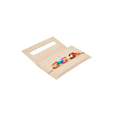 Catena Natural & Rainbow Envelope Clutch
