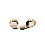 Catena Gold Flat Sandal