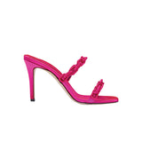 Catena Notte Fuchsia High-Heel Two Straps Sandal