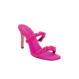 Catena Notte Fuchsia High-Heel Two Straps Sandal