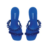 Catena Notte Sapphire High-Heel Two Straps Sandal