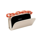 Catena Off-White & Peach Two Sided Bag
