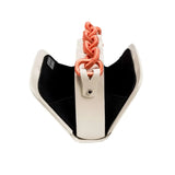 Catena Off-White & Peach Two Sided Bag