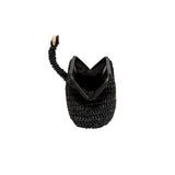 Delphine Black Pouch Bag