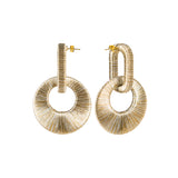 Catena Gold Silver Earing