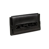 Catena Black Envelope Clutch