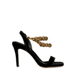 Lyra Black High-Heel Sandal