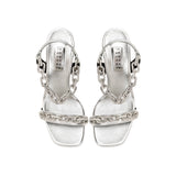 Catena Notte Silver High-Heel Sandal