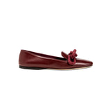 Catena Burgundy Flat Moccasin