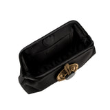 Lia Black Pouch Bag