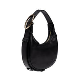 Catena Mini Black Hobo Bag