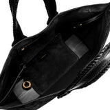 Hedera Large Black Tote Bag