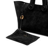 Hedera Large Black Tote Bag
