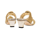 Rhea Gold 2 Knot Sandal