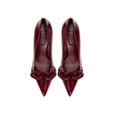 Catena Burgundy High-Heel Pump