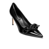 Catena Patent Black High-Heel Pump