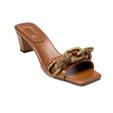 Catena Camello Mid-Heel Sandal