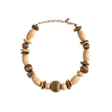 Natural & Antique Gold Totem Necklace