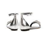 Catena Notte Silver Ankle Cross Sandal