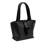 Boho Chic Small Black Tote Bag