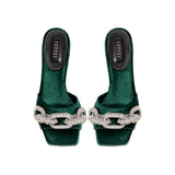Catena Emerald & Glam High-Heel Sandal