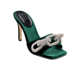 Catena Emerald & Glam High-Heel Sandal